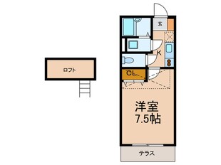 ガ－デン川原の物件間取画像